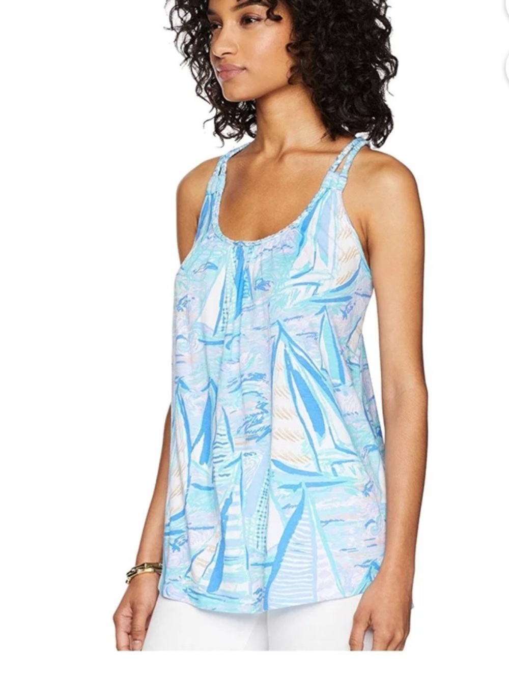 Lilly Pulitzer racerback Women’s Blue tank.